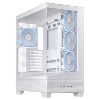 Корпус Asus A31 Plus White Tempered Glass без БЖ (90DC00R3-B19000)