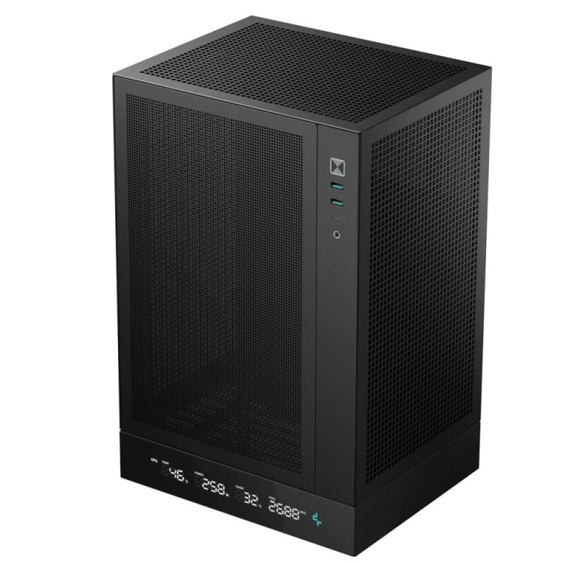 Корпус DeepCool CH170 Digital Black без БЖ (R-CH170-BKNPI0D-G-1)
