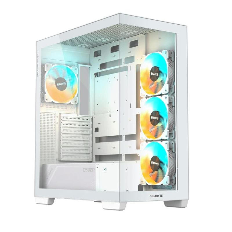 Корпус Gigabyte Aorus C500 Panoramic Stealth Tempered Glass Ice без БЖ (GB-C500PI ST)