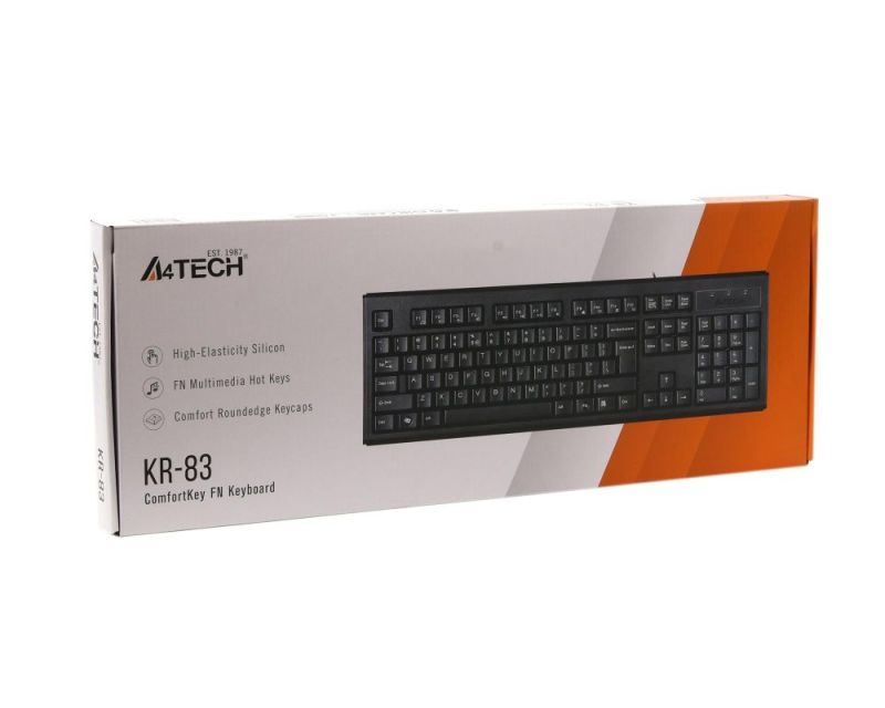 Клавиатура A4tech KR-83 Black (KR-83 USB (Black))