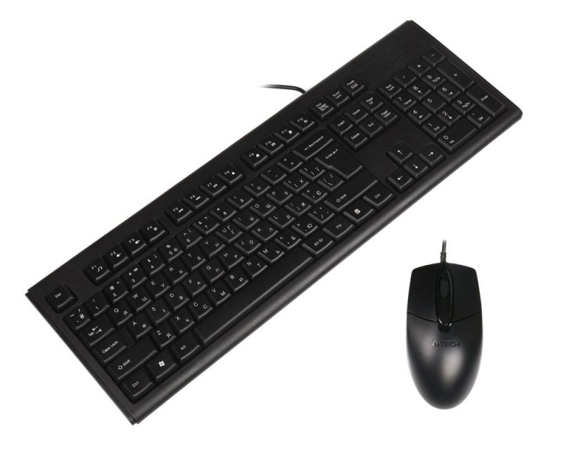 Комплект (клавиатура, мышь) A4Tech KR-8372 Black (KR-8372 (Black))