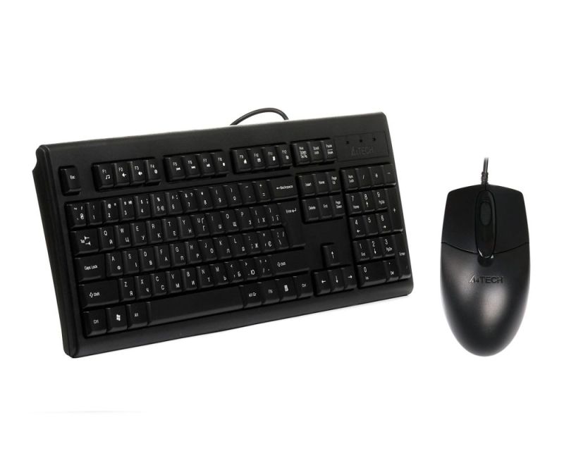 Комплект (клавиатура, мышь) A4Tech KR-8372 Black (KR-8372 (Black))
