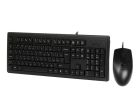Комплект (клавіатура, миша) A4Tech KR-8372 Black (KR-8372 (Black))