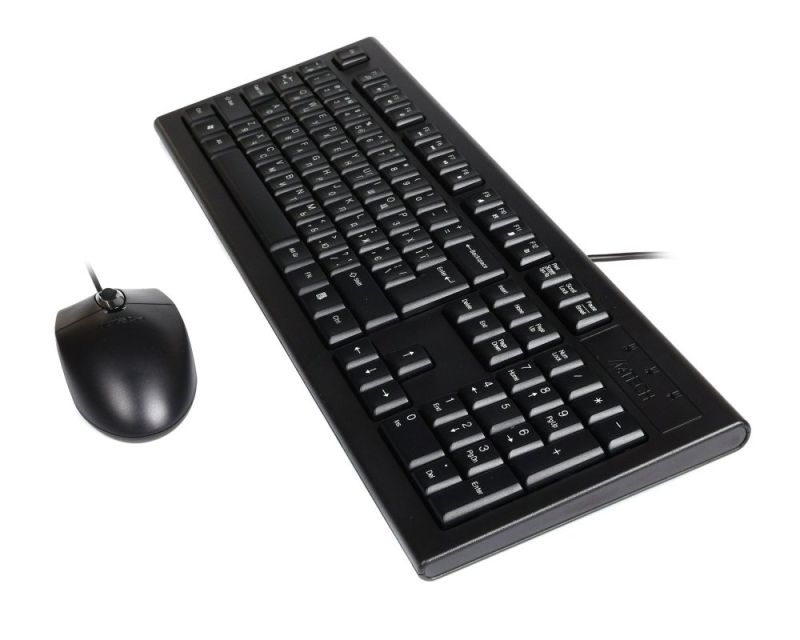 Комплект (клавіатура, миша) A4Tech (KR-8572 Black)