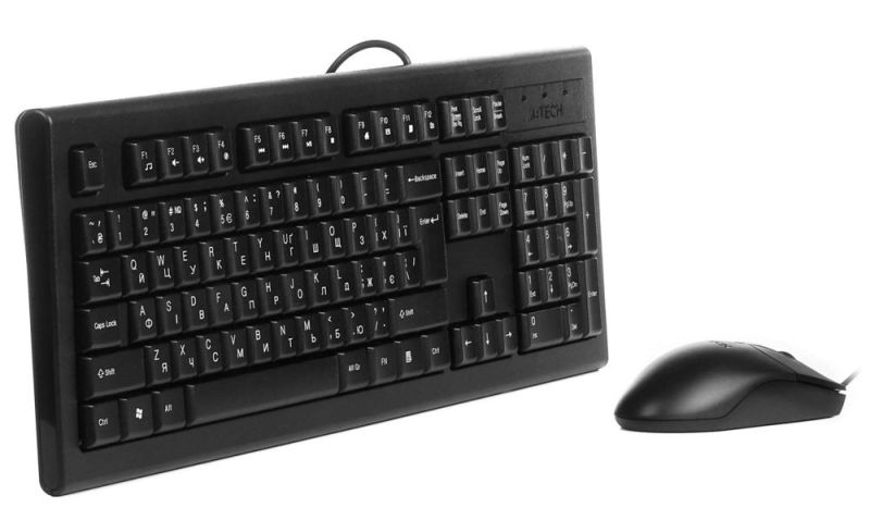 Комплект (клавіатура, миша) A4Tech (KR-8572 Black)