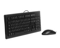Комплект (клавиатура, мышь) A4Tech KR-8572S Black (KR-8572S (Black))