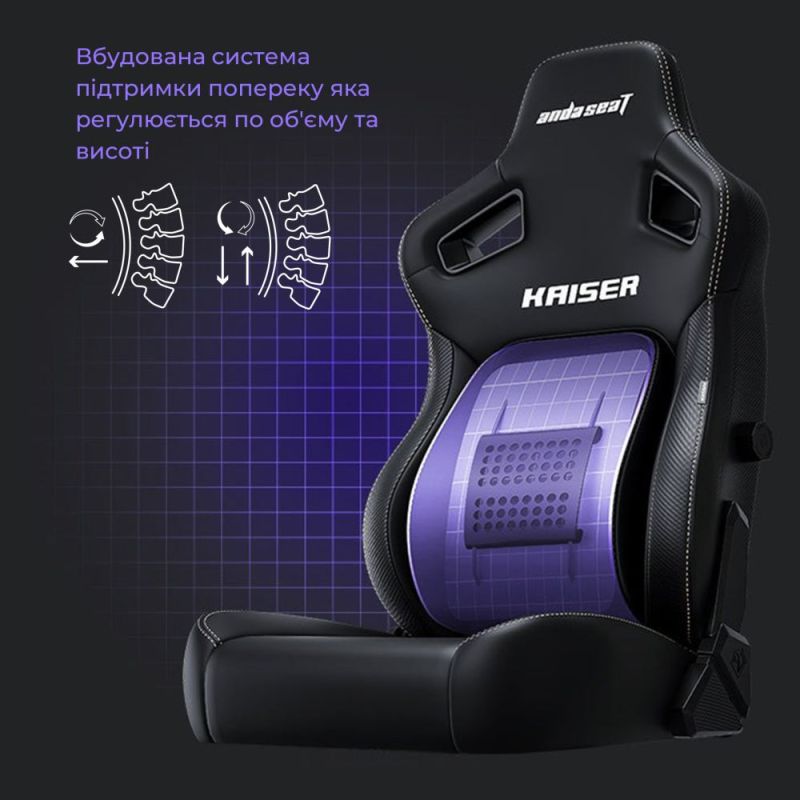 Кресло для геймеров Anda Seat Kaiser 4 Size L Maroon (AD12YDDC-L-20-A-PV/C)