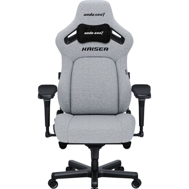 Кресло для геймеров Anda Seat Kaiser 4 Size XL Fabric Gray (AD12YDDC-XLL-20-G-CF)