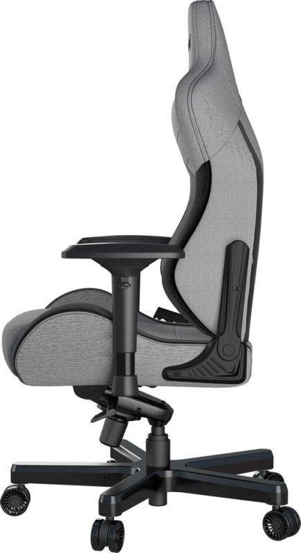 Крісло для геймерів Anda Seat T-Pro 2 Size XL Linen Grey/Black (AD12XLLA-01-GB-F)