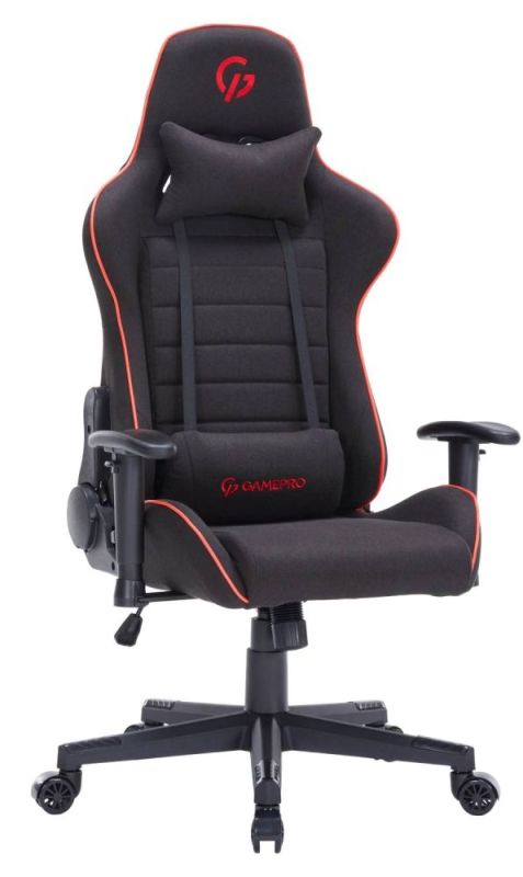Крісло для геймерів GamePro Black/Red (GC575FB)