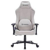 Крісло для геймерів GamePro Light Gray (FGC750LG)