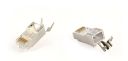 Коннектор RJ 45 Cablexpert 8P8C, Cat.7, FTP, з наскрізними отворами, позолочені контакти (50 шт/уп) (LC-PTF7-01/50)