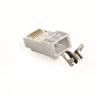 Конектор RJ 45 Cablexpert 8P8C, Cat.7, FTP, з наскрізними отворами, позолочені контакти (100 шт/уп) (LC-PTF7-01/100)