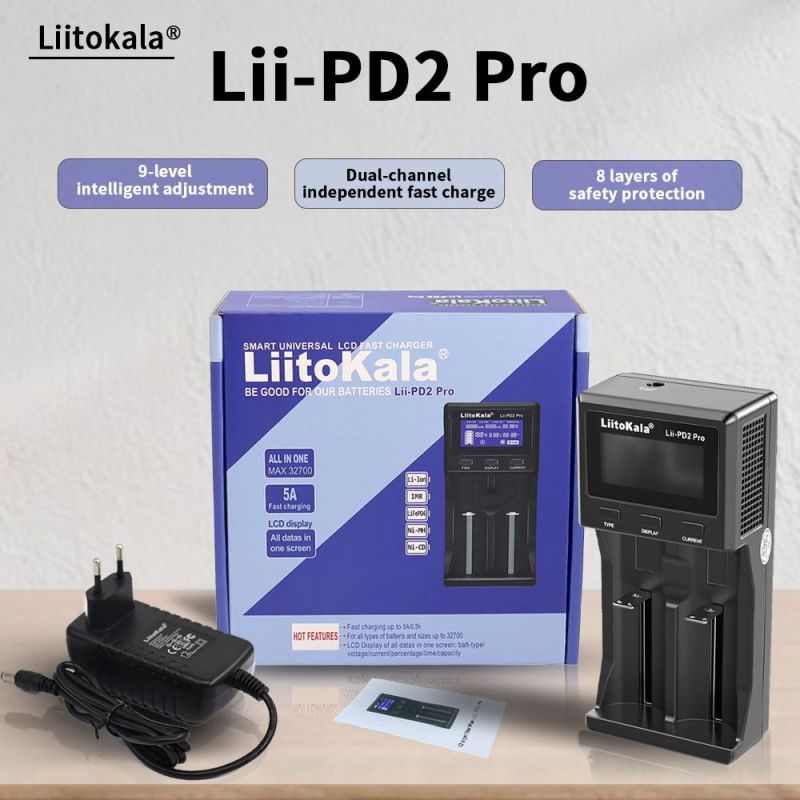 Зарядний пристрій Liitokala (Lii-PD2 Pro)