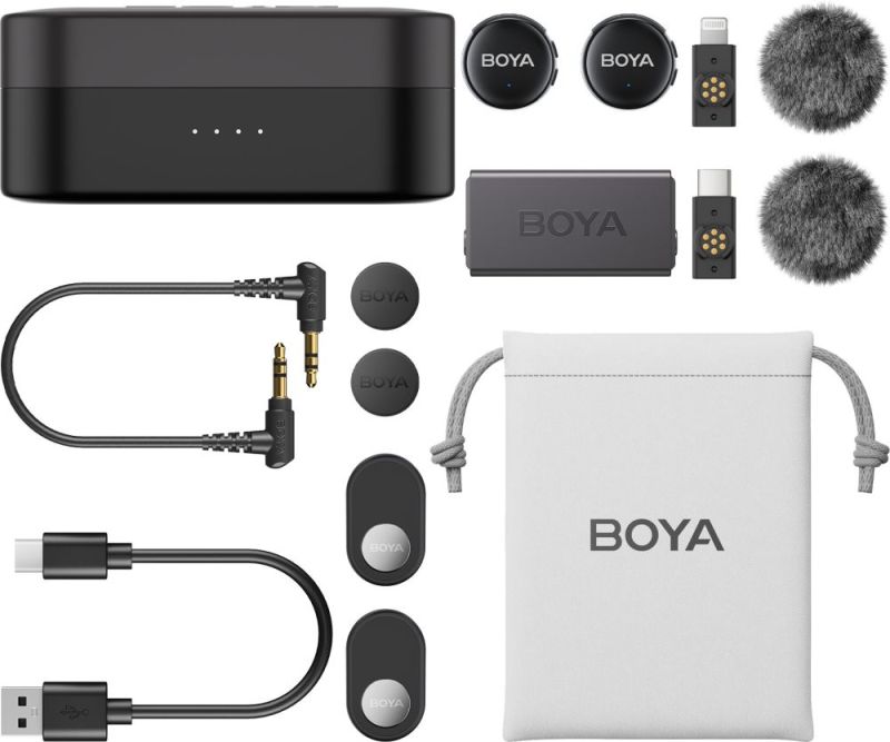 Мікрофон BOYA Type-C/TRS/Lightning Black (LINK 3-01)