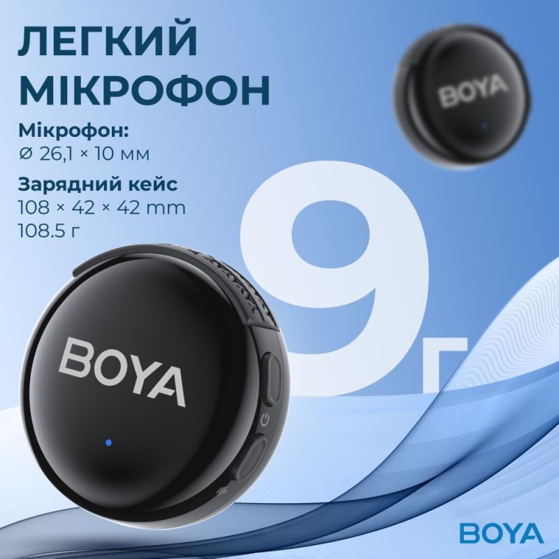 Мікрофон BOYA Type-C/TRS/Lightning Black (LINK 3-01)