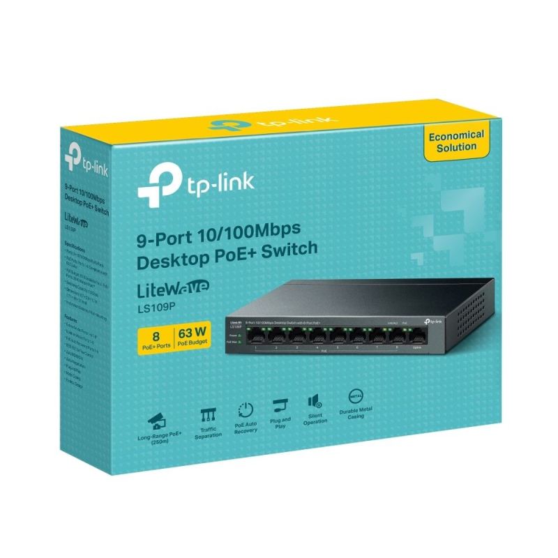 Комутатор TP-Link (LS109P)