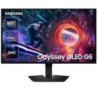 Монiтор Samsung 27" Odyssey G5 OLED Black 180Hz (LS27FG502SIXUA)