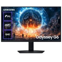Монiтор Samsung 27" Odyssey G6 IPS Black 350Hz (LS27FG606EIXUA)