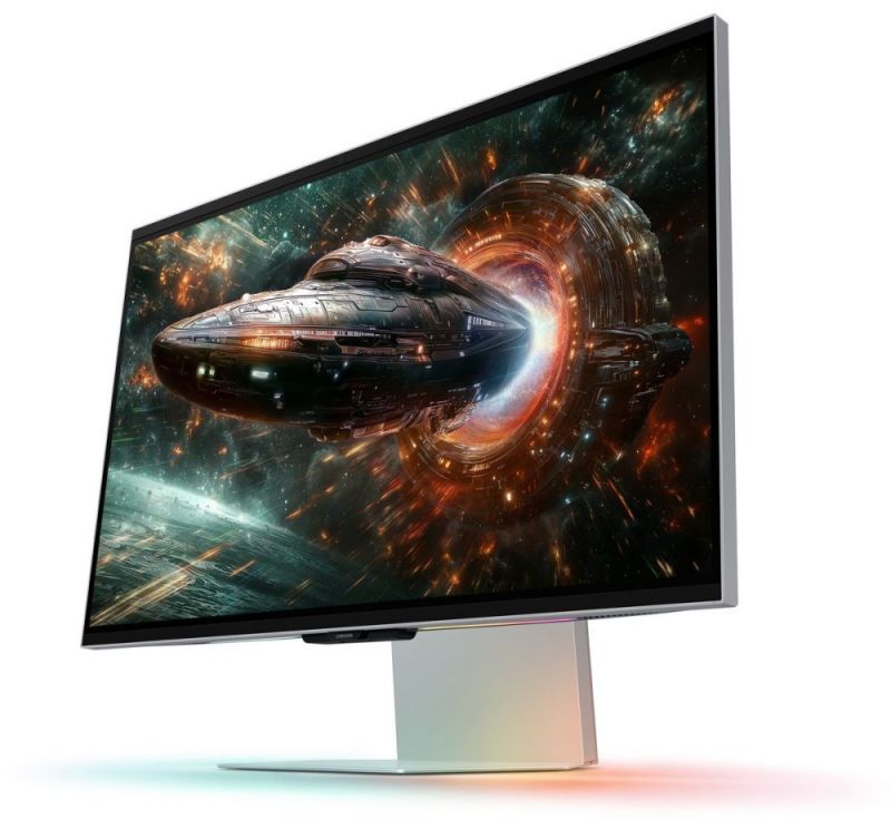 Монiтор Samsung 27" Odyssey 3D G90XF IPS Silver 165Hz (LS27FG900XIXCI)