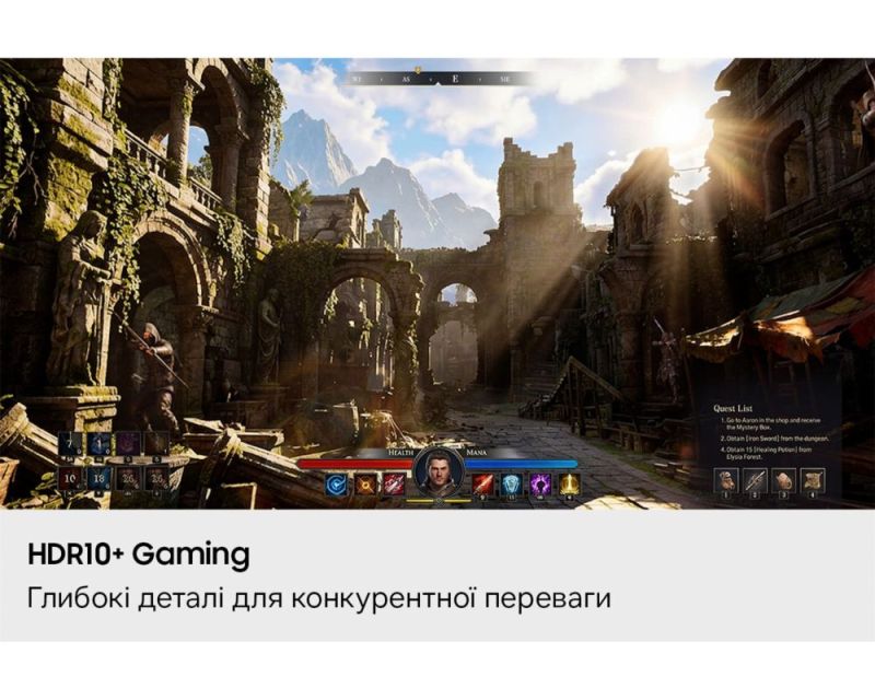 Монiтор Samsung 32" Odyssey Gaming G80HS IPS Black 165Hz (LS32HG802ESXUA)