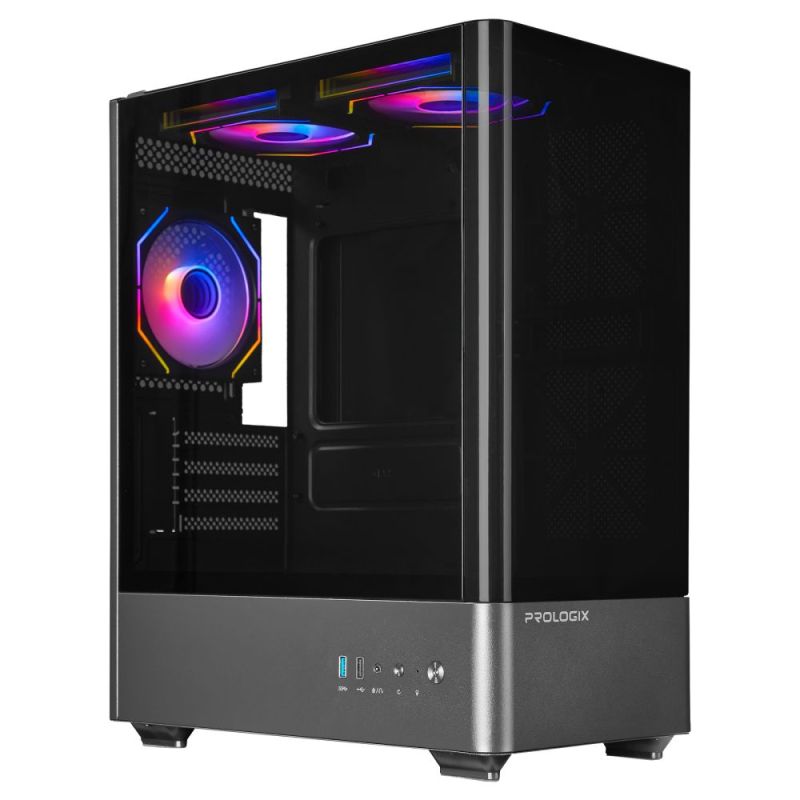Корпус Prologix (Lumi GM-01AB Glass Black)