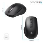 Миша бездротова OfficePro Black (M265B)