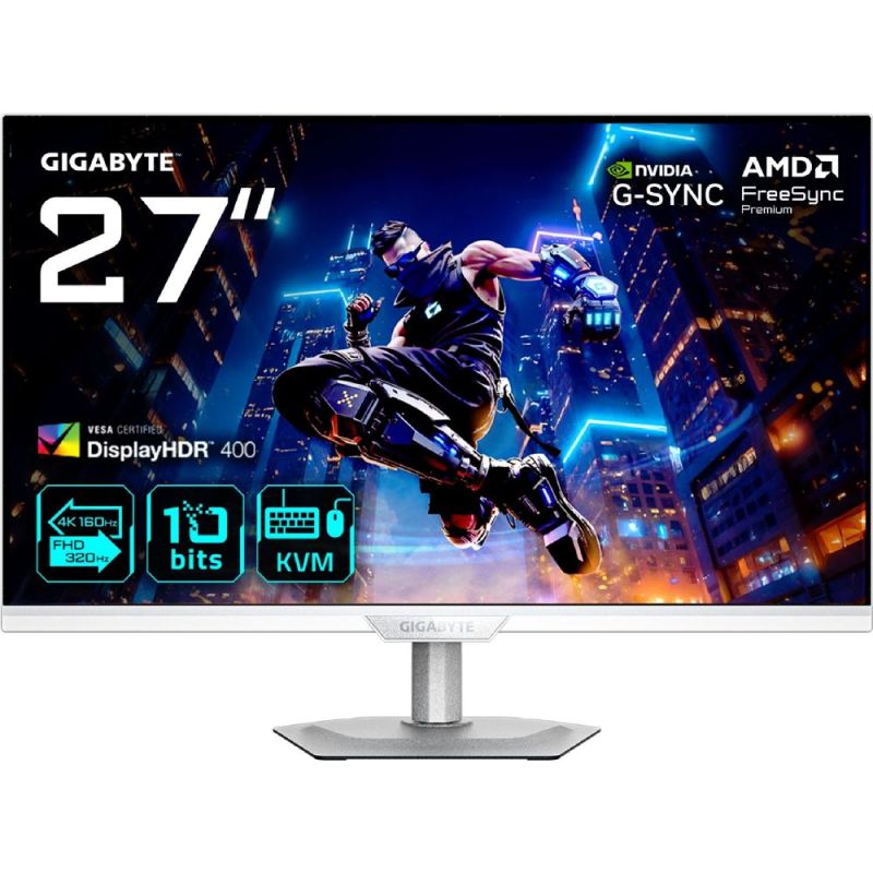 Монитор Gigabyte 27" IPS White 160Hz (M27UP ICE EK)