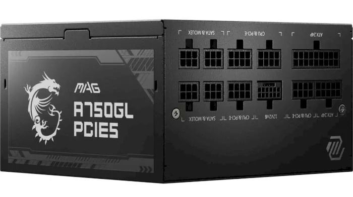Блок живлення MSI 750W (MAG A750GL PCIE5)