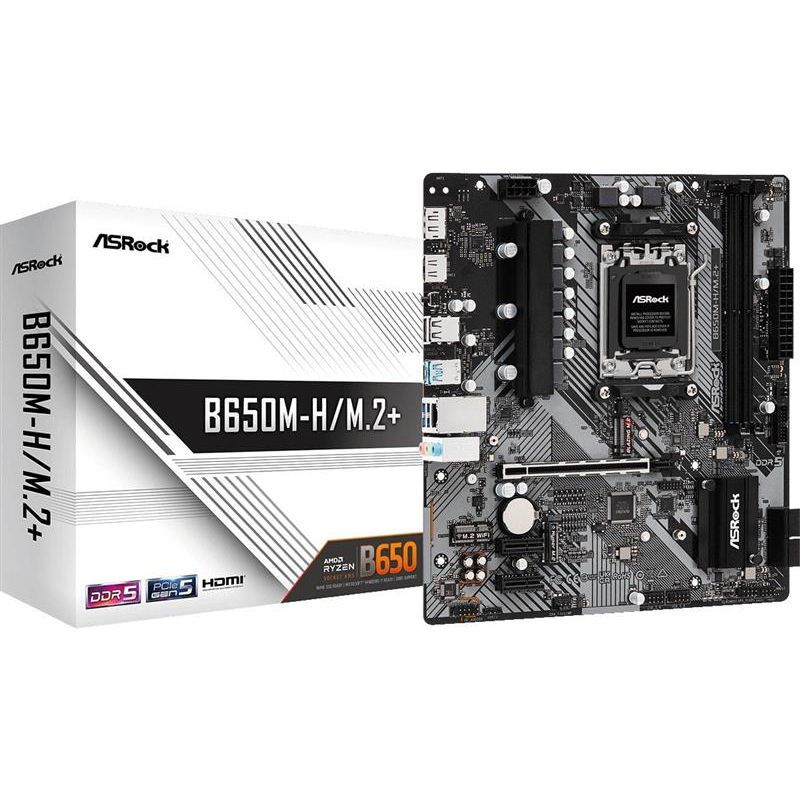 Материнська плата ASRock Socket AM5 (B650M-H/M.2+)