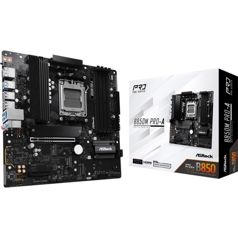 Материнська плата ASRock Socket AM5 (B850M Pro-A)