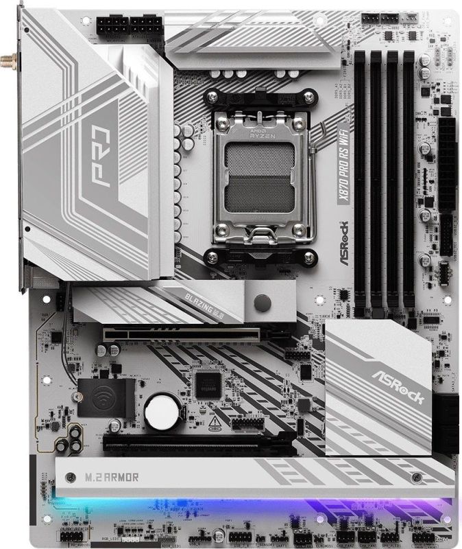 Материнська плата ASRock X870 Pro RS WiFi Socket AM5 (X870 PRO RS WIFI)