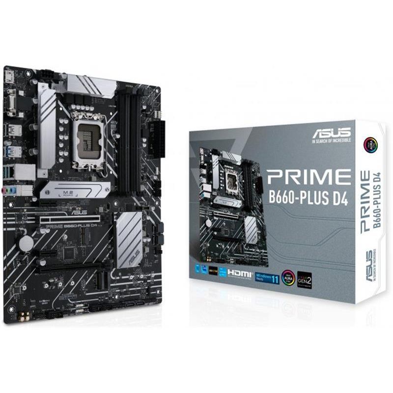 Материнская плата Asus Prime B660-Plus D4 Socket 1700 (PRIME B660-PLUS D4)