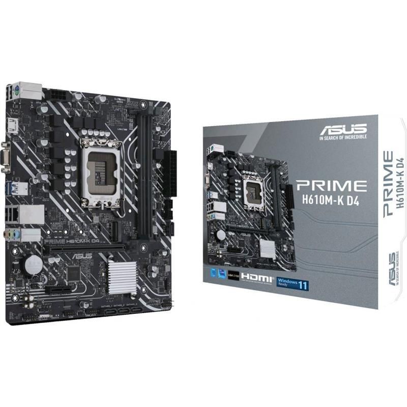 Материнская плата Asus Prime H610M-K D4 Socket 1700 (PRIME H610M-K D4)