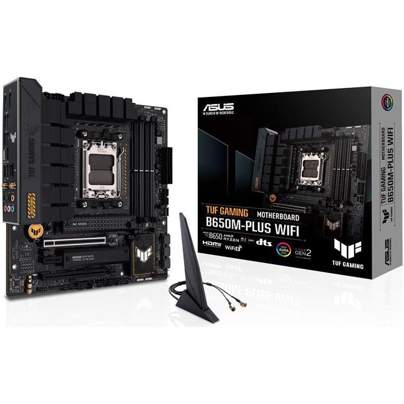 Материнська плата Asus TUF Gaming B650M-PLUS WiFi Socket AM5 (TUF GAMING B650M-PLUS WIFI)