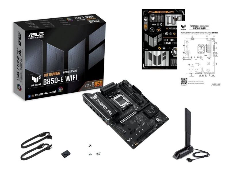 Материнська плата Asus TUF Gaming B850-E WiFi Socket AM5 (TUF GAMING B850-E WIFI)