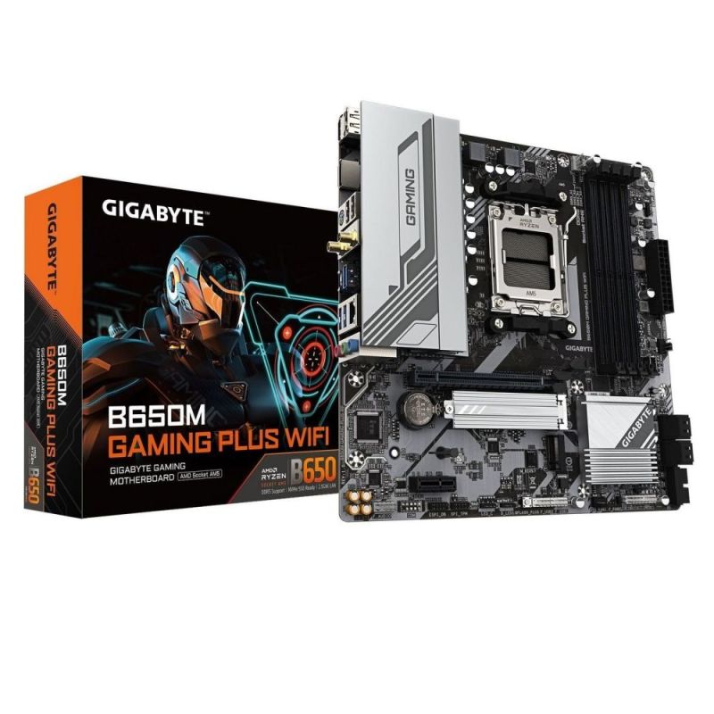 Материнська плата Gigabyte B650M Gaming Plus WiFi Socket AM5 (B650M GAMING PLUS WF)