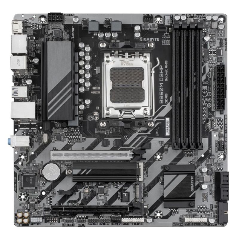 Материнська плата Gigabyte Socket AM5 (B850M D3HP)