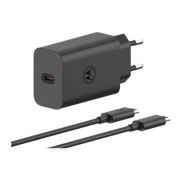 Зарядное устройство Motorola 68W Black + кабель Type-C (MC-682N)
