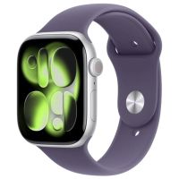 Смарт-годинник Apple Watch Series 11 GPS 46mm Silver Aluminium Case with Purple Fog Sport Band - M/L (MEVA4RK/A)