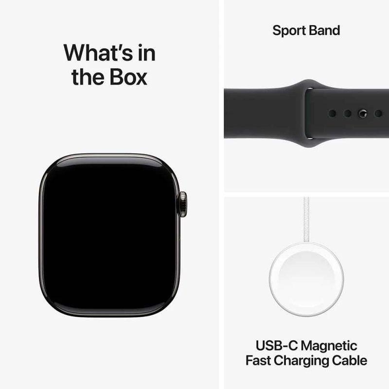 Смарт-часы Apple Watch Ultra 3 GPS + Cellular 49mm Black Titanium Case with Black Ocean Band (MF0J4QP/A)