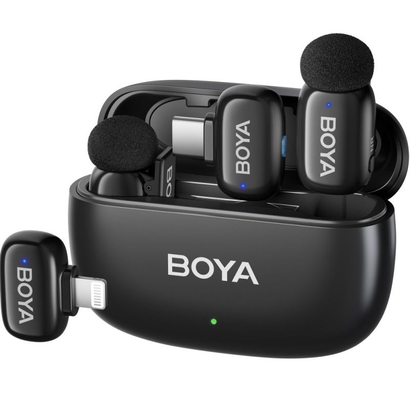 Мікрофон BOYA Type-C/Lightning Black (mini 2-01)