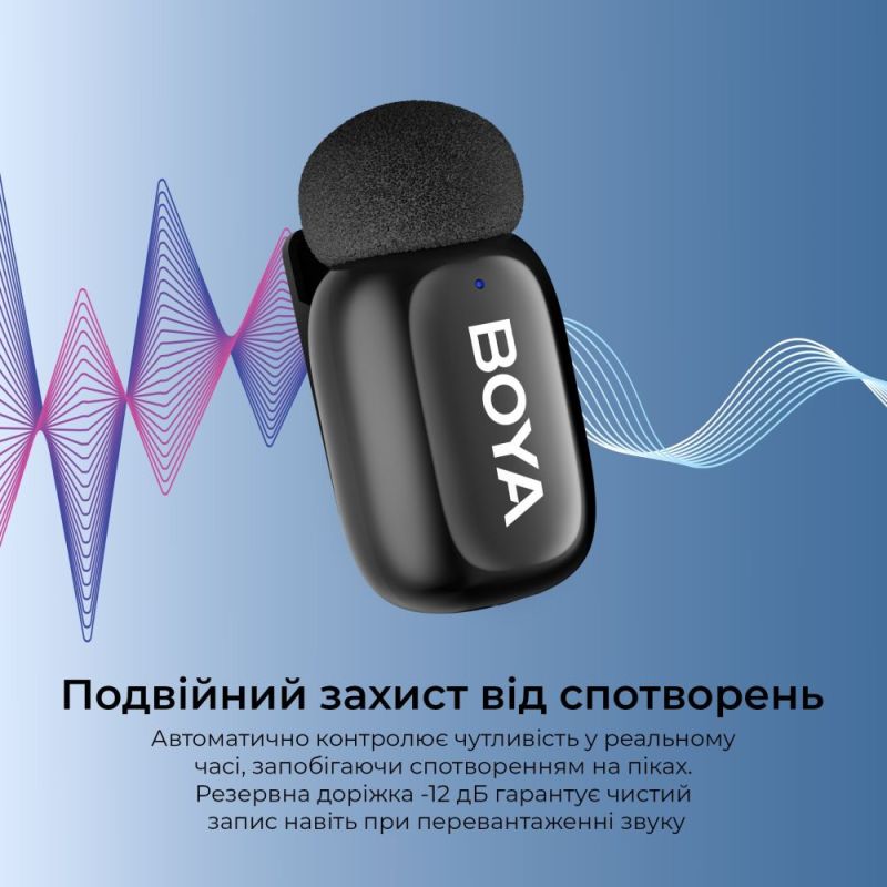 Мікрофон BOYA Type-C Black (mini 2-04)