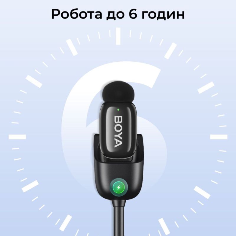 Мікрофон BOYA Type-C Black (mini 2-06)