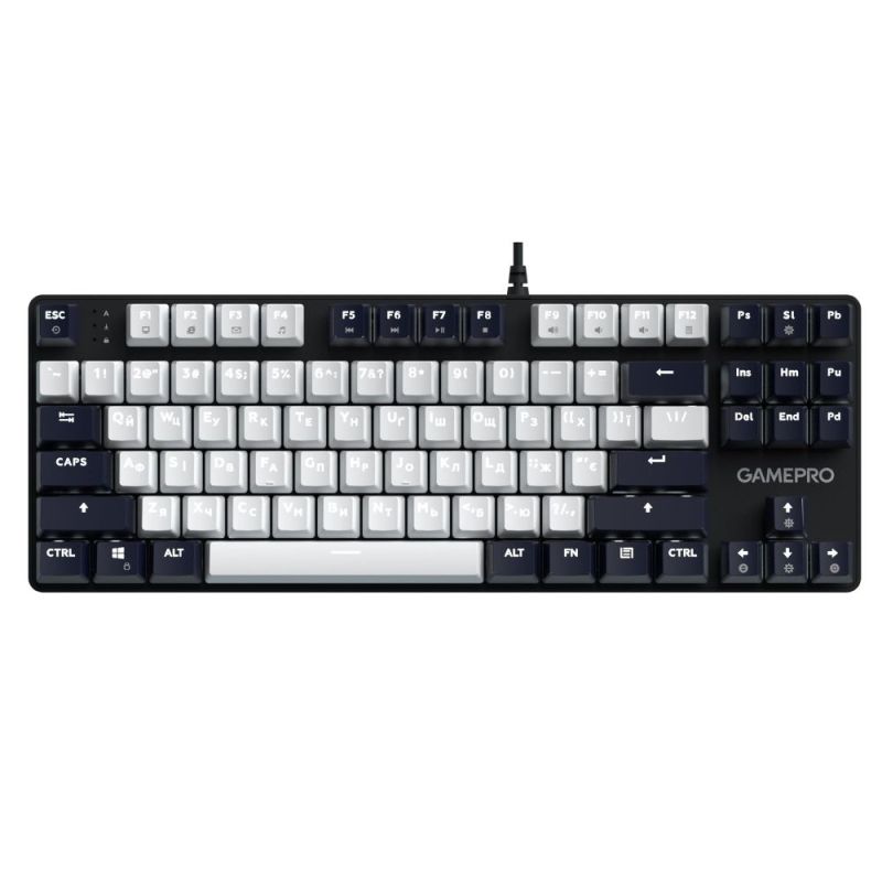 Клавиатура GamePro Genesis Metallic Outemu Red Swithes USB Black (MK110B)