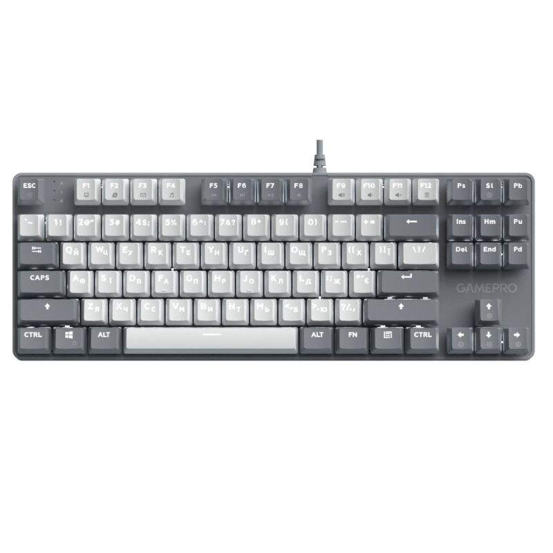 Клавіатура GamePro Genesis Metallic Outemu Red Swithes USB Gray (MK110G)