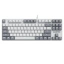 Клавиатура GamePro Genesis Metallic Outemu Red Swithes USB White (MK110W)