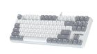 Клавиатура GamePro Genesis Metallic Outemu Red Swithes USB White (MK110W)