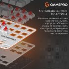 Клавиатура GamePro Genesis Metallic Outemu Red Swithes USB White (MK110W)