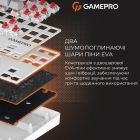 Клавиатура GamePro Genesis Metallic Outemu Red Swithes USB White (MK110W)